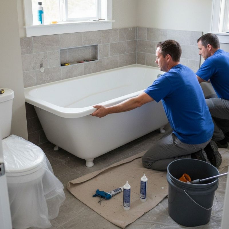 Bathtub Surround Installation detail